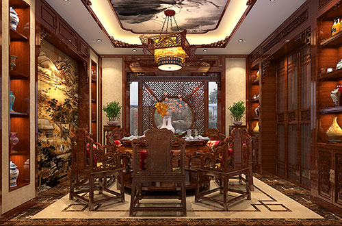南平温馨雅致的古典中式家庭装修设计效果图